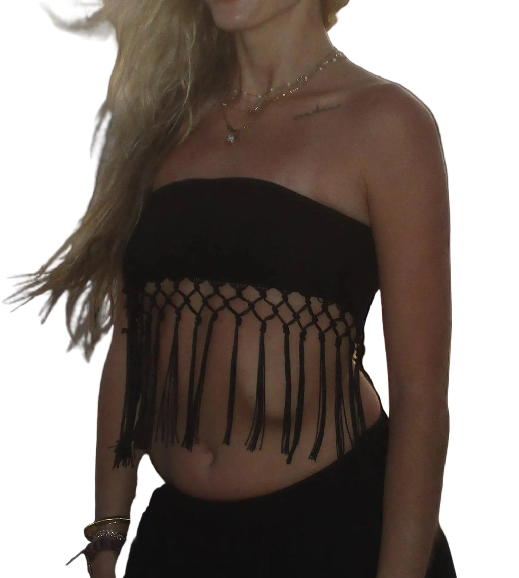 Lace Fringe Bralette