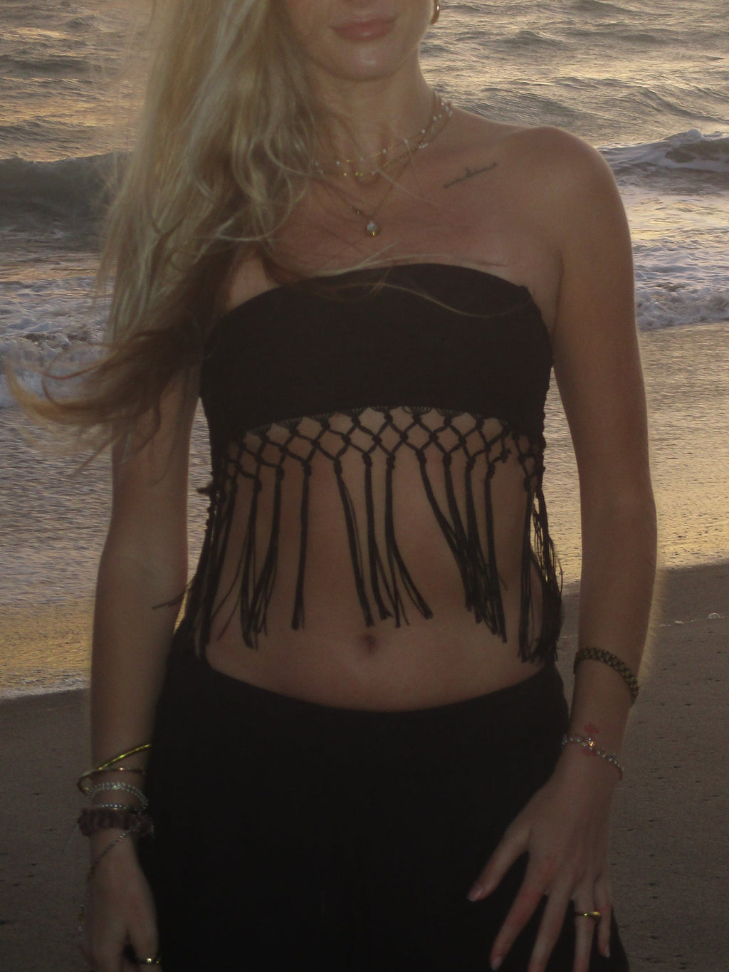 Lace Fringe Bralette